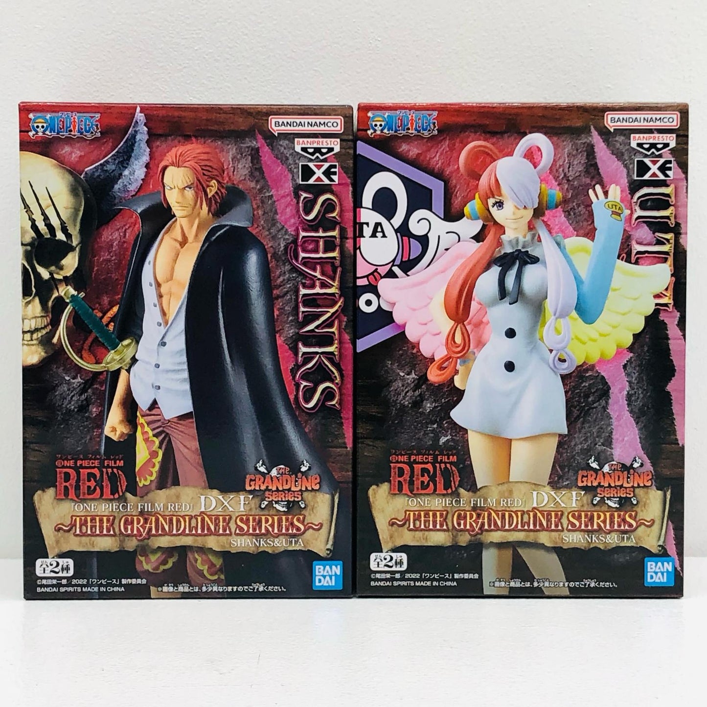 【中古】 全2種セットDXF~THEGRANDLINESERIES~SHANKS&UTA「FILMRED/ワンピース」【フィギュア】【加古川物流】