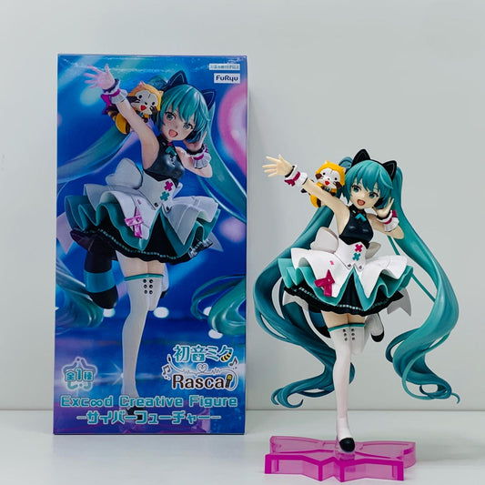 【中古】 初音ミク-サイバーフューチャー-Exc∞dCreativeFigure「初音ミク×ラスカル」【フィギュア】