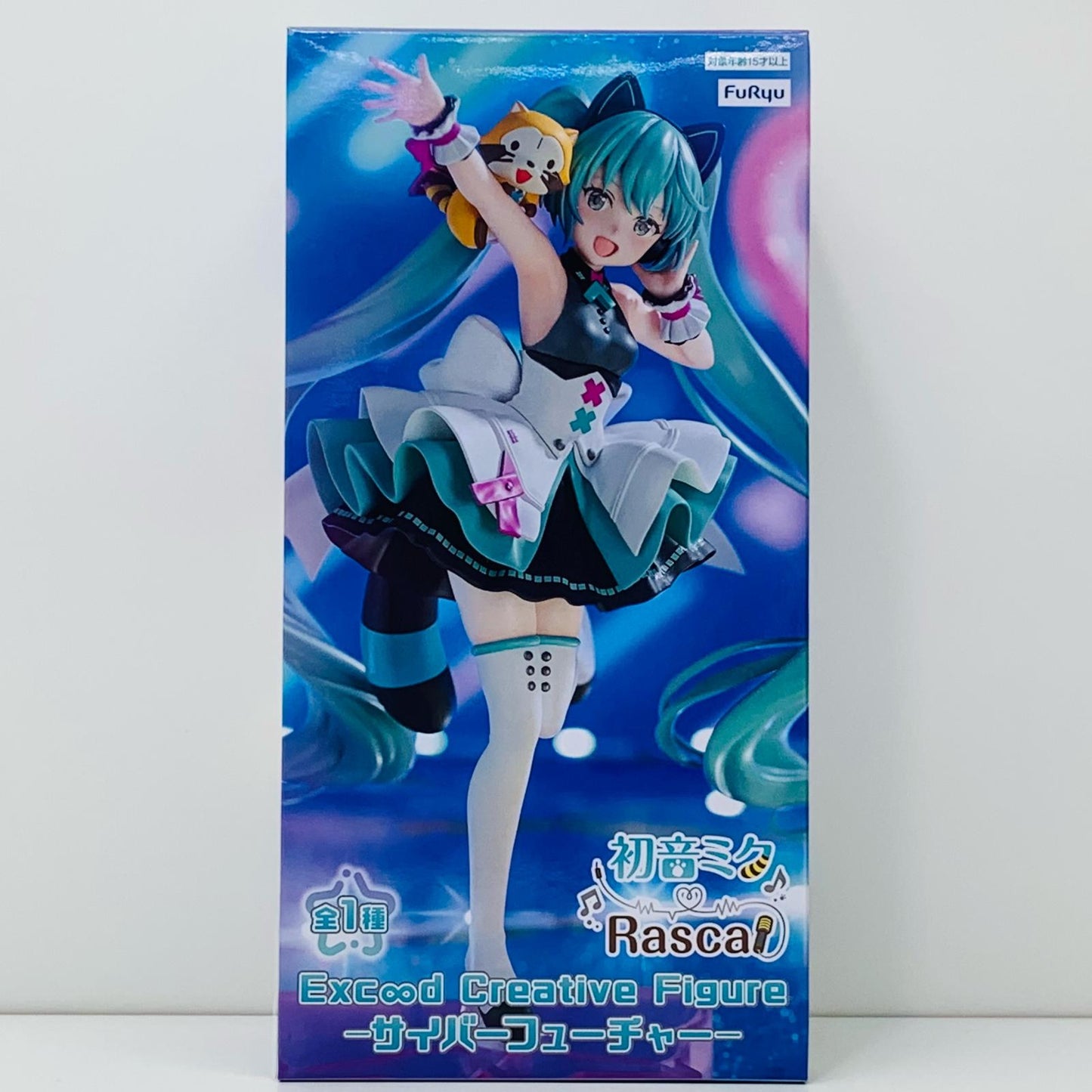 【中古】 初音ミク-サイバーフューチャー-Exc∞dCreativeFigure「初音ミク×ラスカル」【フィギュア】【飾磨店】