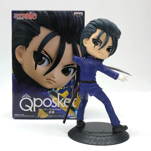【中古】 るろうに剣心-明治剣客浪漫譚- フィギュア 斎藤一 Q posket Aブルー 2548997【フィギュア】【加古川物流】