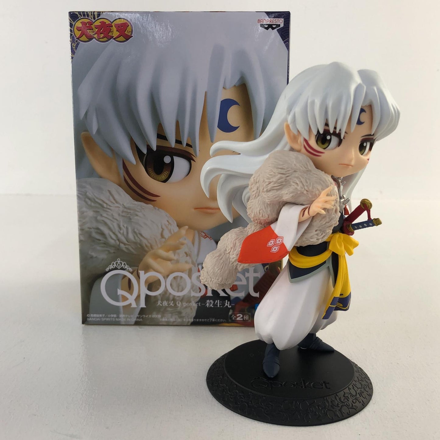 【中古】 殺生丸A(衣装濃)「犬夜叉」Qposket-殺生丸-【フィギュア】【加古川物流】
