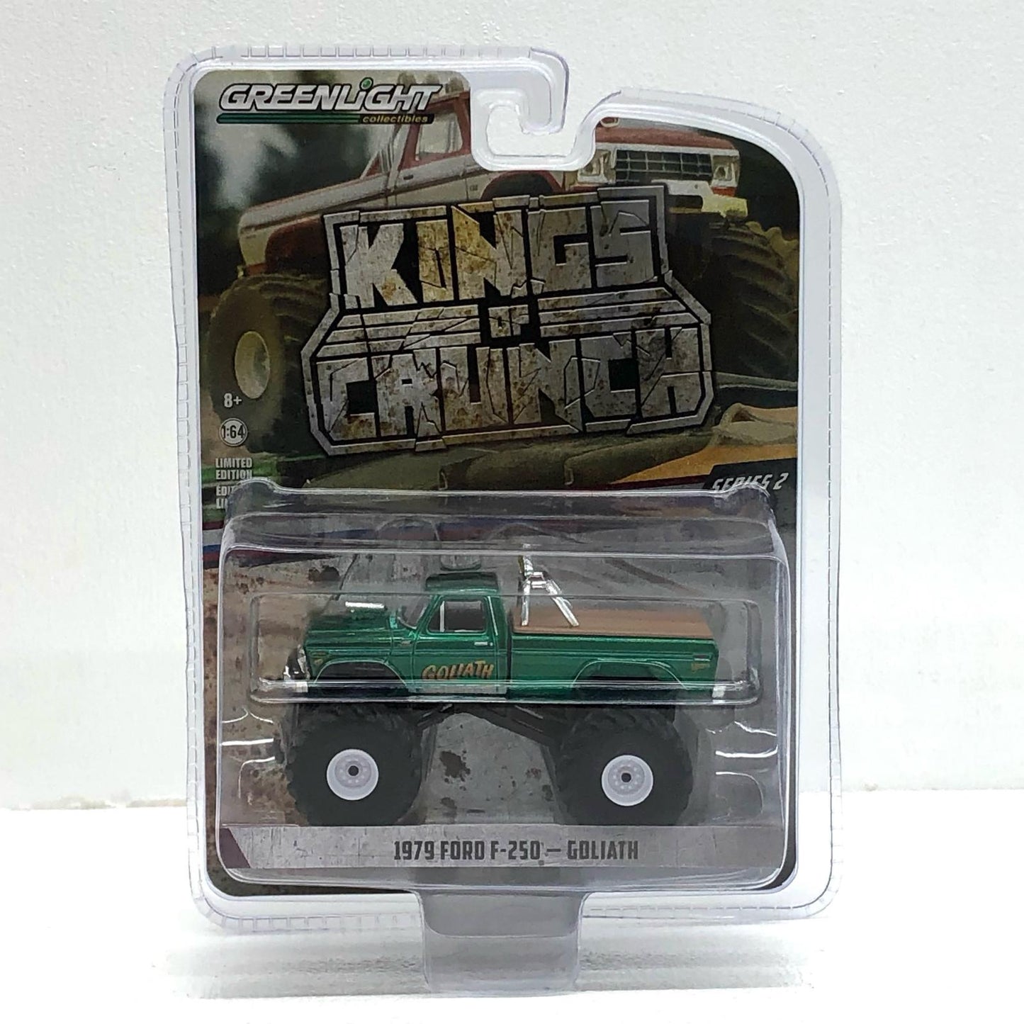 【中古】 Kings of Crunch Series 2 おもちゃ・玩具 Goliath 1979 Ford F-250 Monster Truck Kings of Crunch Series 2 49020【加古川物流】