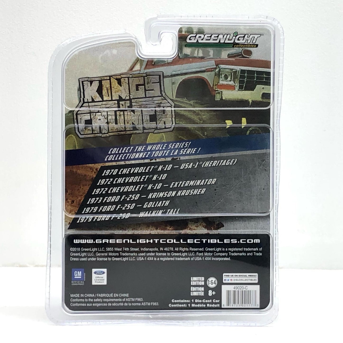 【中古】 Kings of Crunch Series 2 おもちゃ・玩具 Goliath 1979 Ford F-250 Monster Truck Kings of Crunch Series 2 49020【加古川物流】
