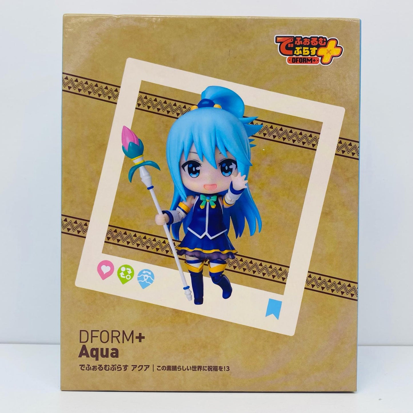【中古】 アクア/でふぉるむぷらすフルアクションデフォルメフィギュア「この素晴らしい世界に祝福を!3」【フィギュア】