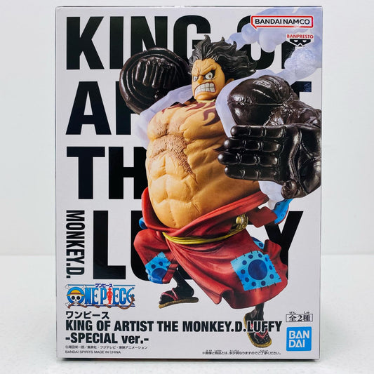 【中古】 ルフィSPver.(ギア4/バウンドマン/ワノ国衣装)KINGOFARTIST/THEMONKEY.D.LUFFY-SPECIALver.-「ワンピース」【フィギュア】
