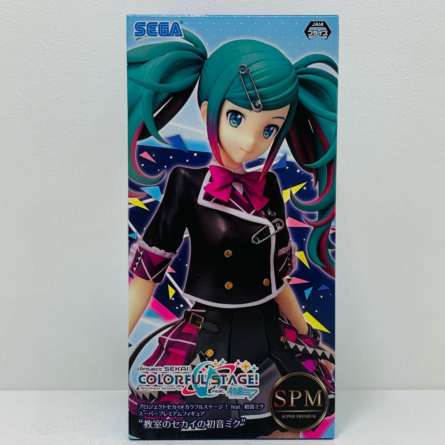 【中古】 教室のセカイの初音ミク/スーパープレミアムフィギュア「プロジェクトセカイカラフルステージ!feat.初音ミク」【フィギュア】