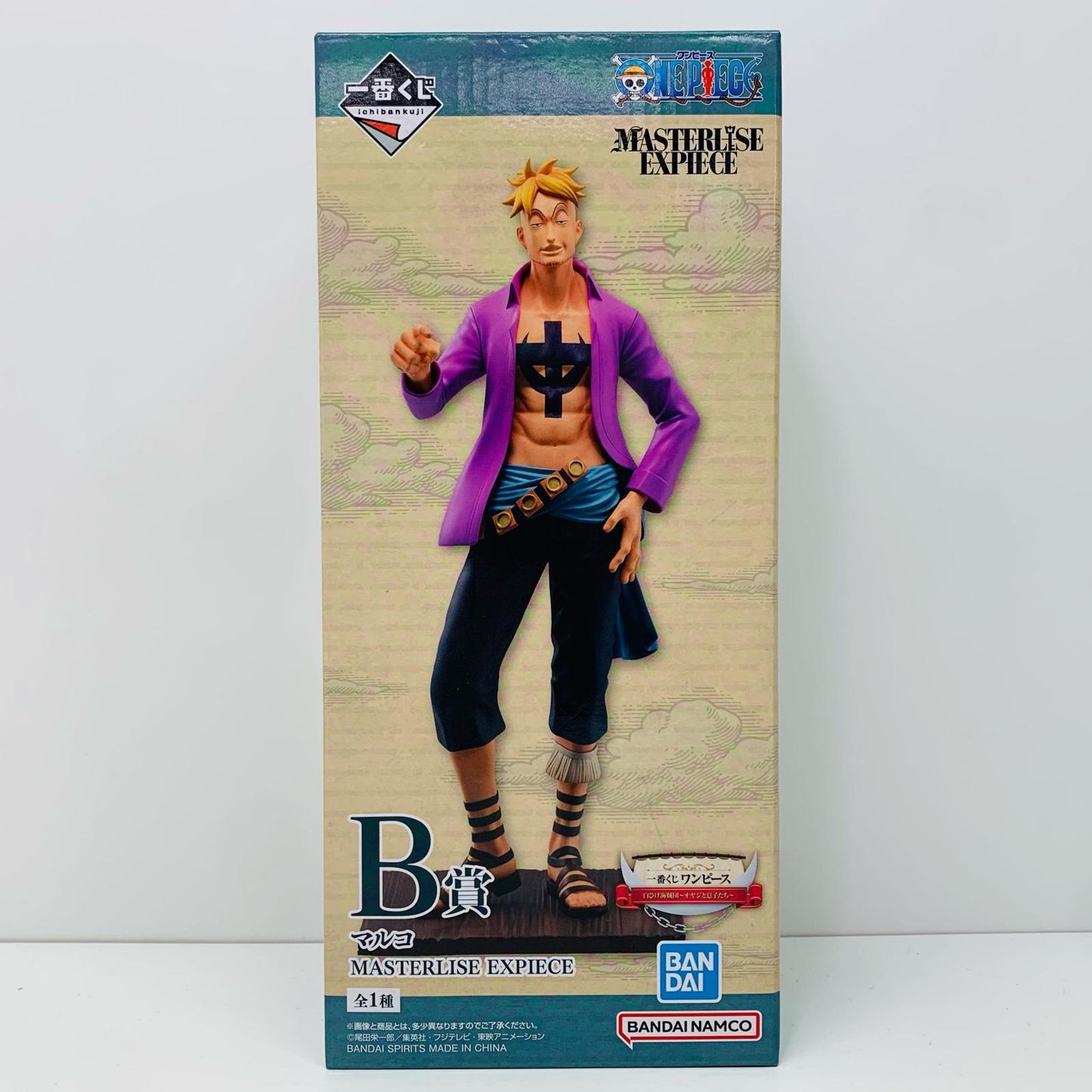 【中古】 B賞 マルコ MASTERLISE EXPIECE ワンピース フィギュア マルコ 一番くじ 白ひげ海賊団 オヤジと息子たち B賞 MASTERLISE EXPIECE【フィギュア】【飾磨店】