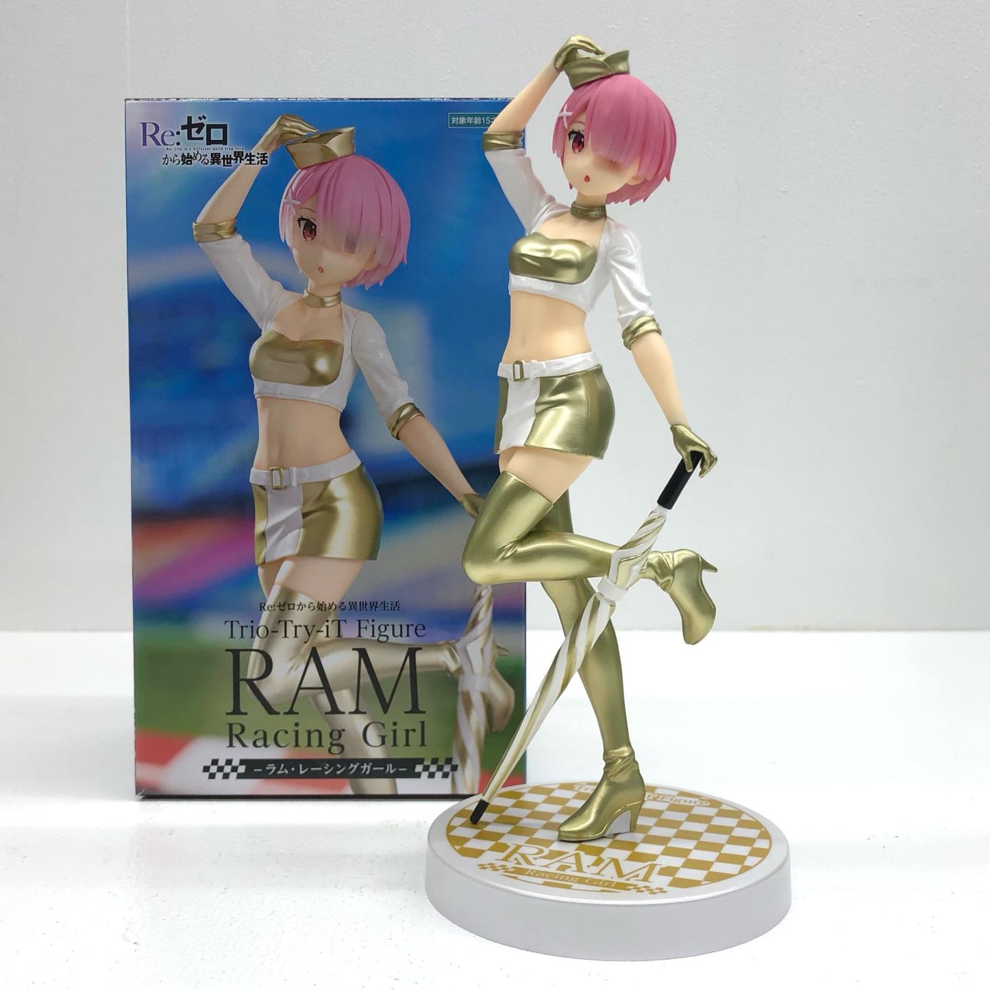 【中古】 Re:ゼロから始める異世界生活 フィギュア ラム Trio-Try-iT レーシングガール AMUPRZ15946【フィギュア】【加古川物流】