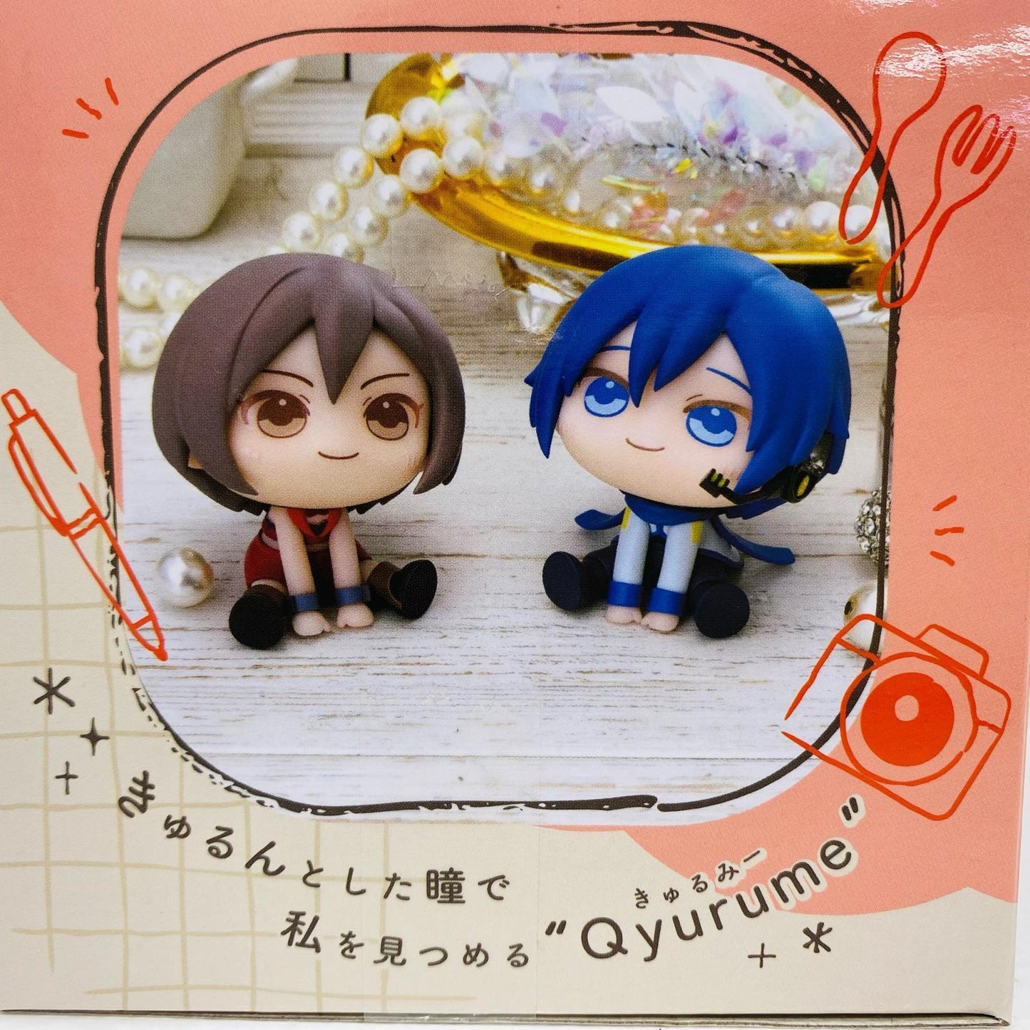 【中古】 MEIKOきゅるみーミニフィギュア“MEIKO&KAITO”「初音ミクシリーズ」【フィギュア】