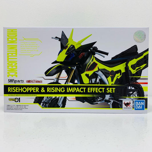 【中古】 S.H.Figuartsライズホッパー&ライジングインパクトエフェクトセット「仮面ライダーゼロワン」魂ウェブ商店限定【フィギュア】