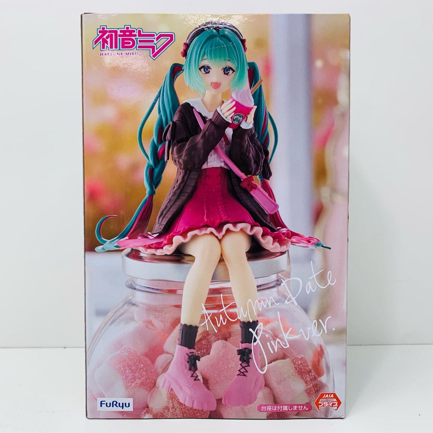 【中古】 初音ミク-オータムデート・ピンクver.-ぬーどるストッパーフィギュア「初音ミク」【フィギュア】