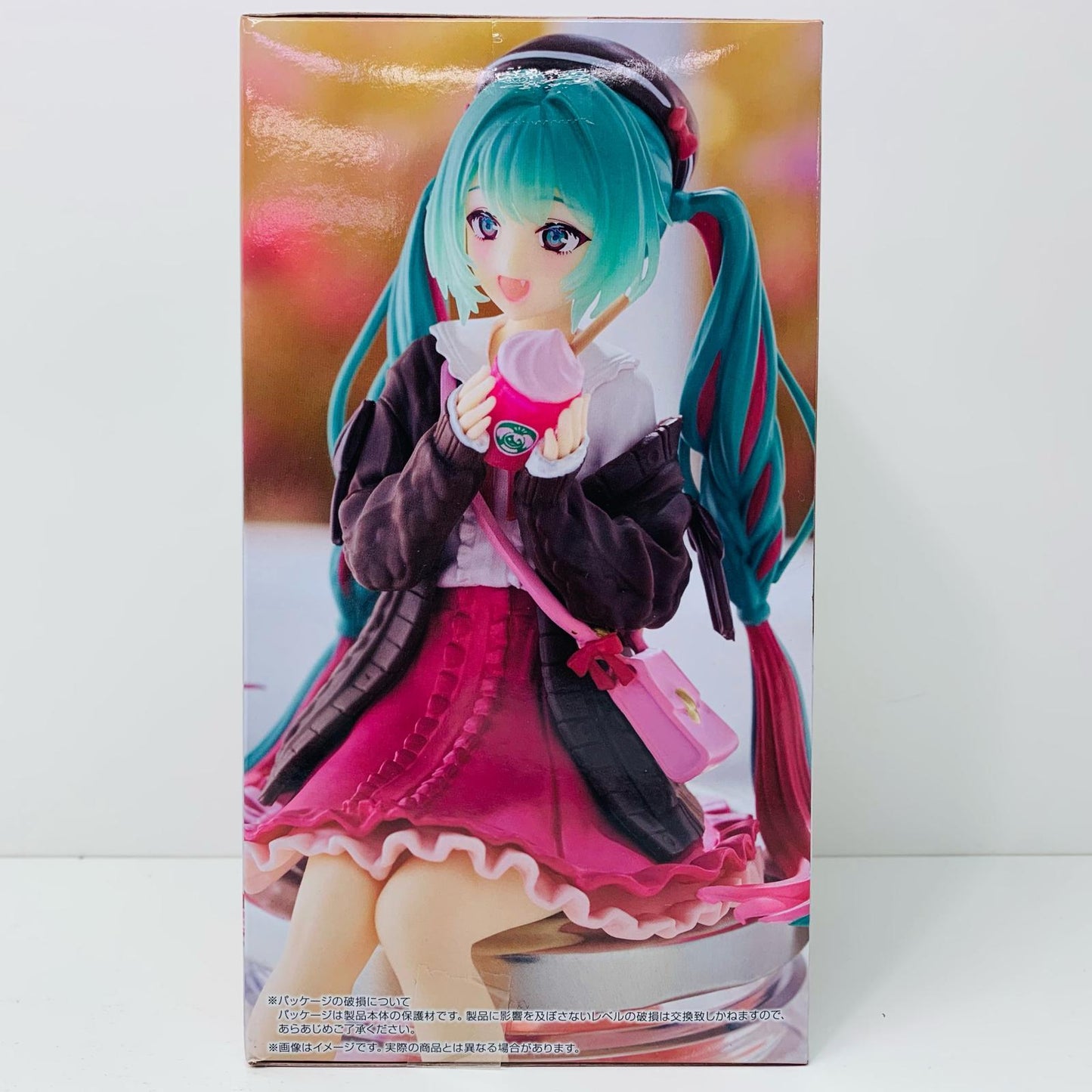 【中古】 初音ミク-オータムデート・ピンクver.-ぬーどるストッパーフィギュア「初音ミク」【フィギュア】