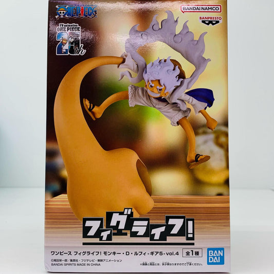 【中古】 ルフィ-ギア5-vol.4-フィグライフ!「ワンピース」【フィギュア】