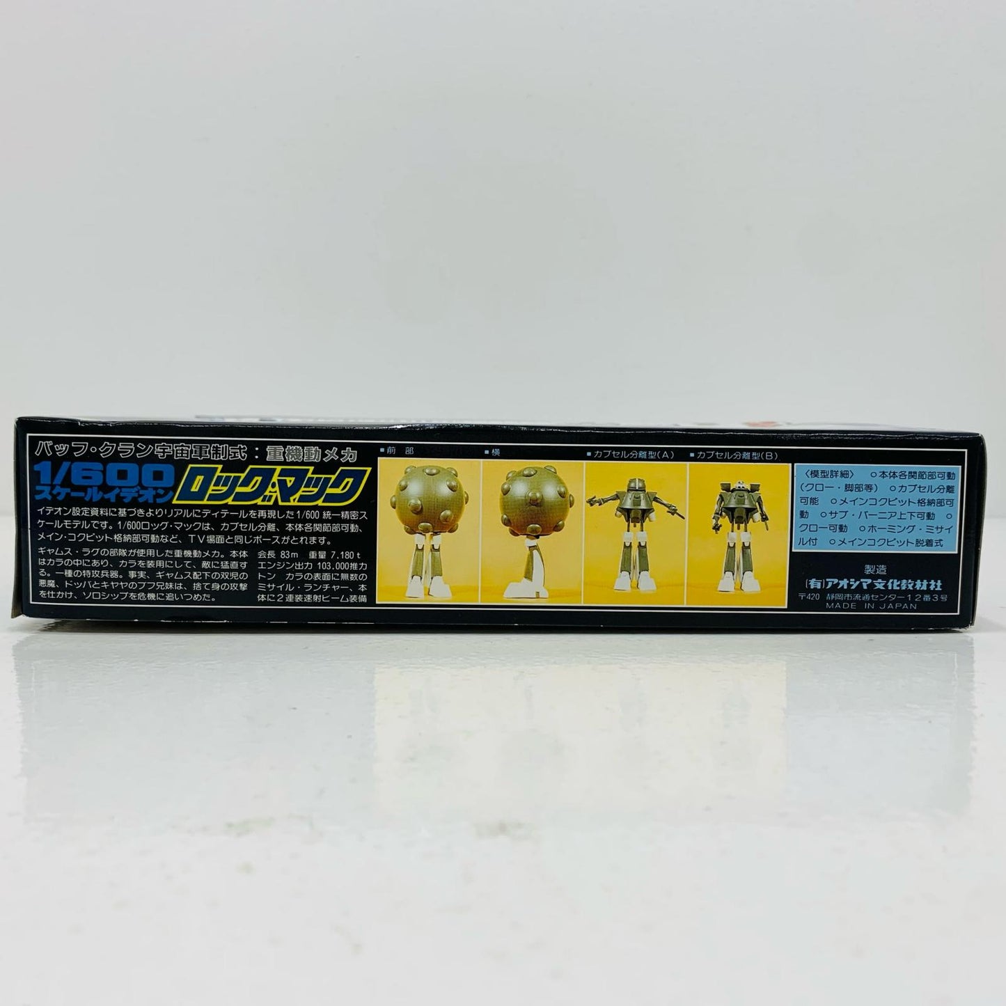 【中古】 1/600 重機動メカ ロッグ・マック (バッフ・クラン宇宙軍制式) 「伝説巨神イデオン」