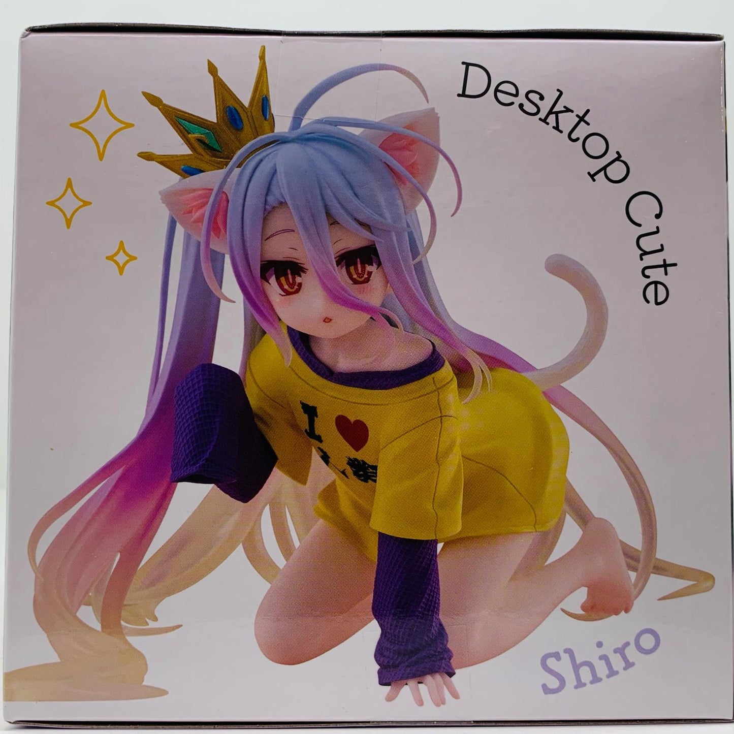 白~猫耳Tシャツver.~DesktopCuteフィギュア「ノーゲーム・ノーライフ」【フィギュア】