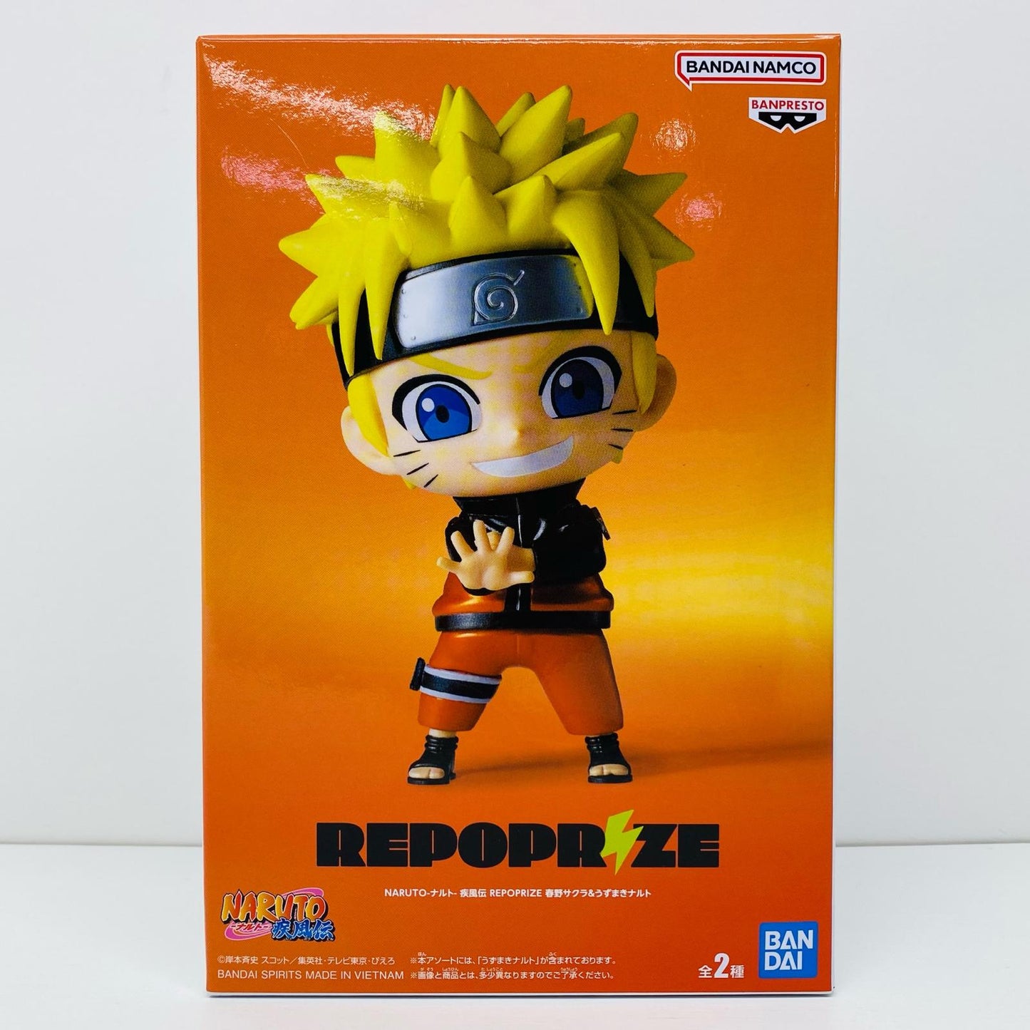 【中古】 うずまきナルト-REPOPRIZE""春野サクラ&うずまきナルト""「NARUTO-ナルト-疾風伝」【フィギュア】