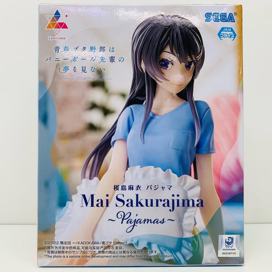 【中古】 桜島麻衣~パジャマ~Luminasta「青春ブタ野郎はバニーガール先輩の夢を見ない」【フィギュア】【飾磨店】