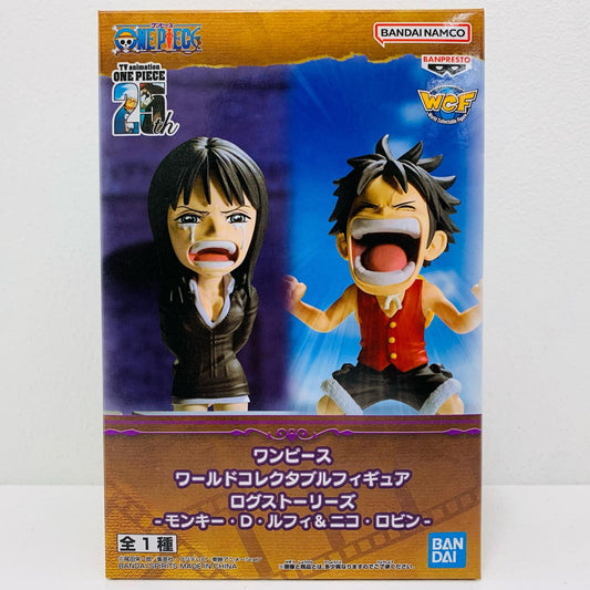 【中古】 ルフィ&ロビン-WCFログストーリーズ「ワンピース」【フィギュア】【飾磨店】