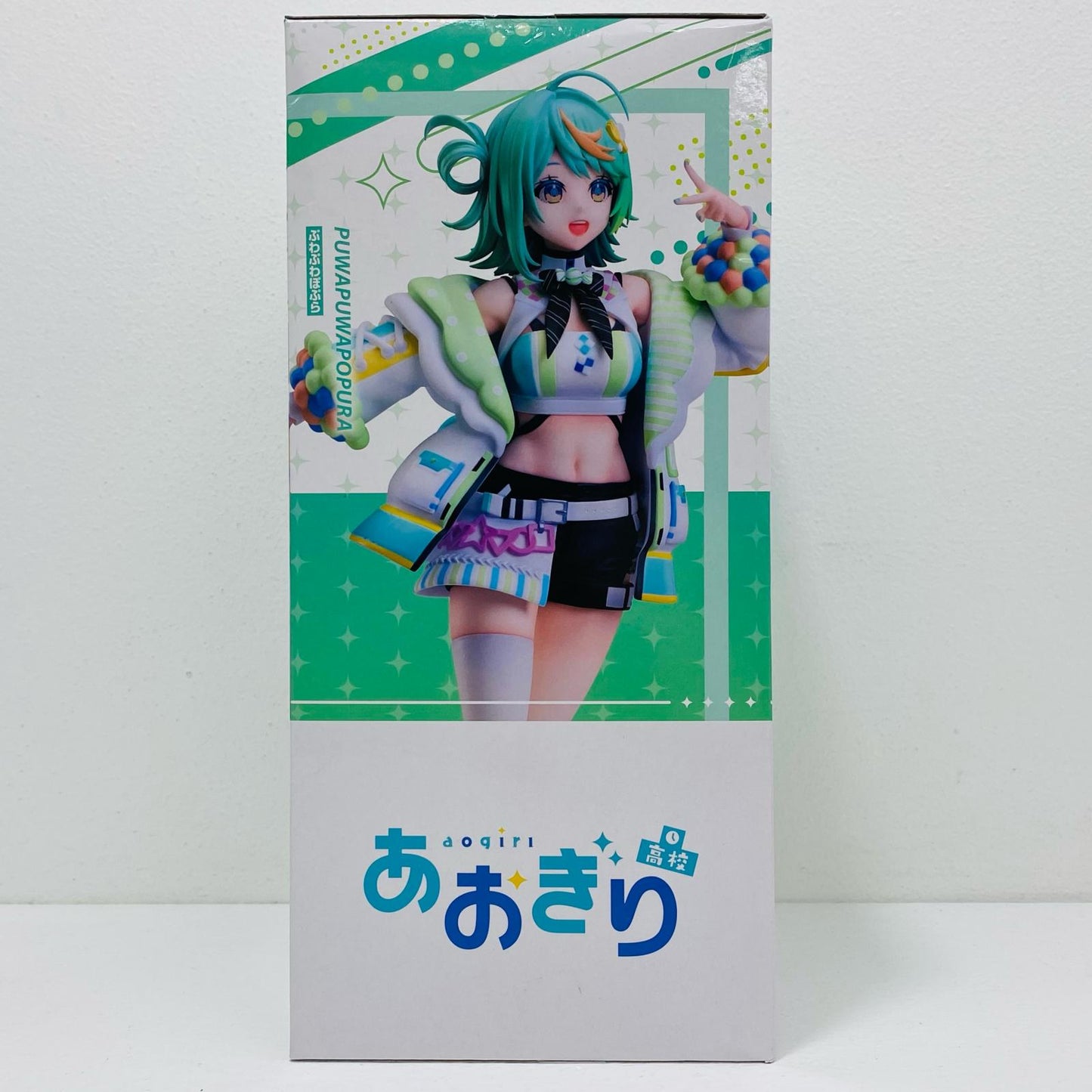 【中古】 ぷわぷわぽぷら「あおぎり高校」1/7スケールフィギュア【フィギュア】