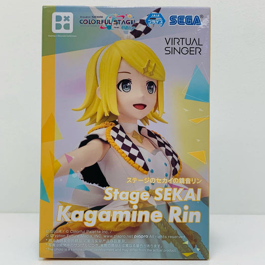 【中古】 ステージのセカイの鏡音リン-Desktop×DecorateCollections「プロジェクトセカイカラフルステージ!feat.初音ミク」【フィギュア】