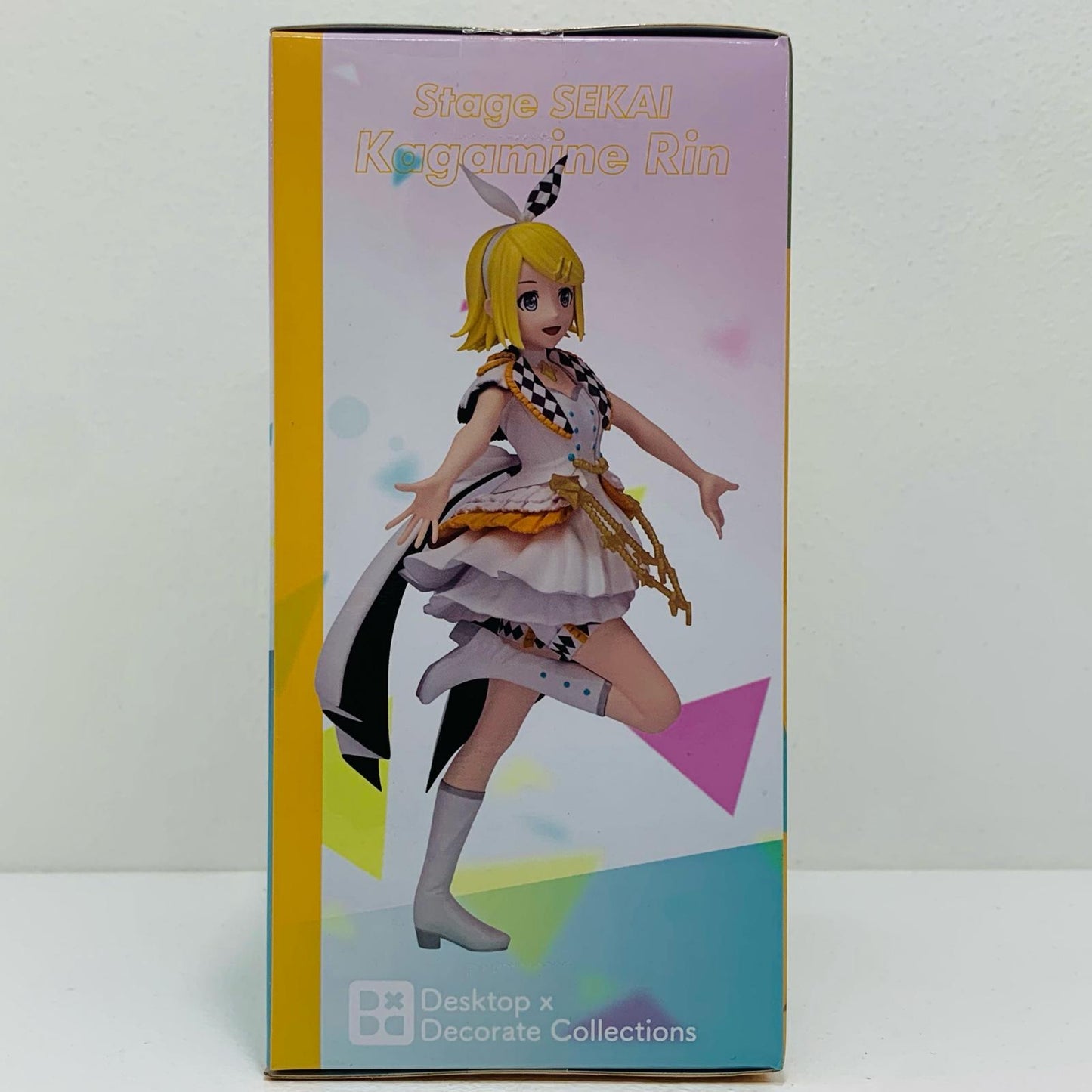 【中古】 ステージのセカイの鏡音リン-Desktop×DecorateCollections「プロジェクトセカイカラフルステージ!feat.初音ミク」【フィギュア】
