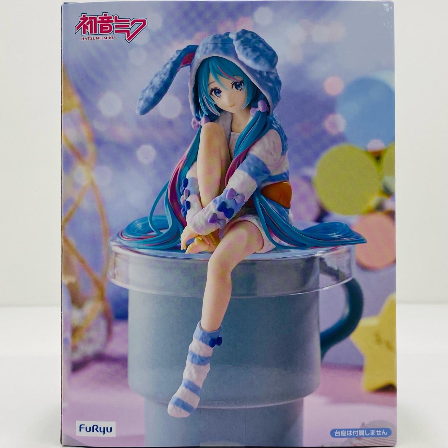 【中古】 初音ミク・うさ耳パジャマ・ブルーver.ぬーどるストッパーフィギュア「初音ミク」【フィギュア】