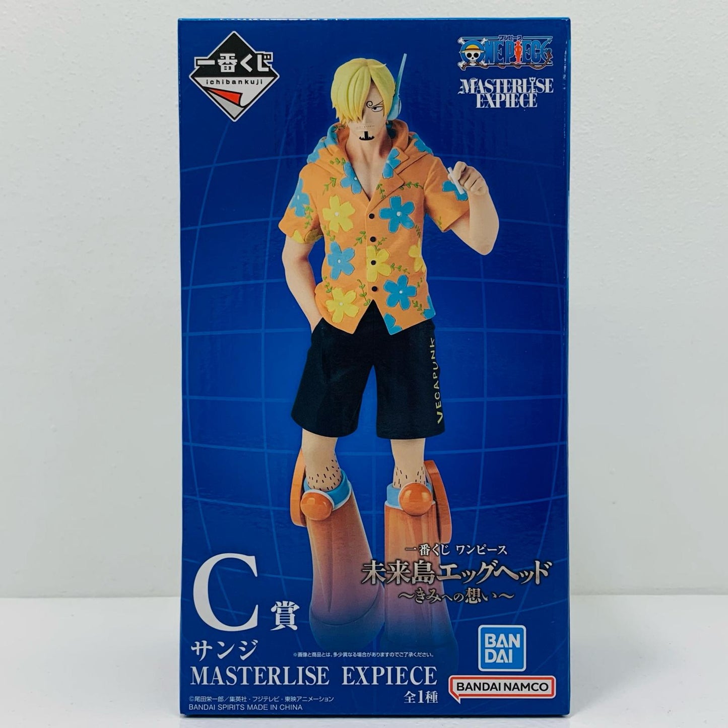 【中古】 C賞サンジ-MASTERLISEEXPIECE「きみへの想い/一番くじワンピース未来島エッグヘッド」【フィギュア】