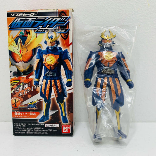 【中古】 仮面ライダー鎧武カチドキアームズ「ソフビヒーロー仮面ライダー~カチドキアームズ出陣!!編~」【フィギュア】【飾磨店】