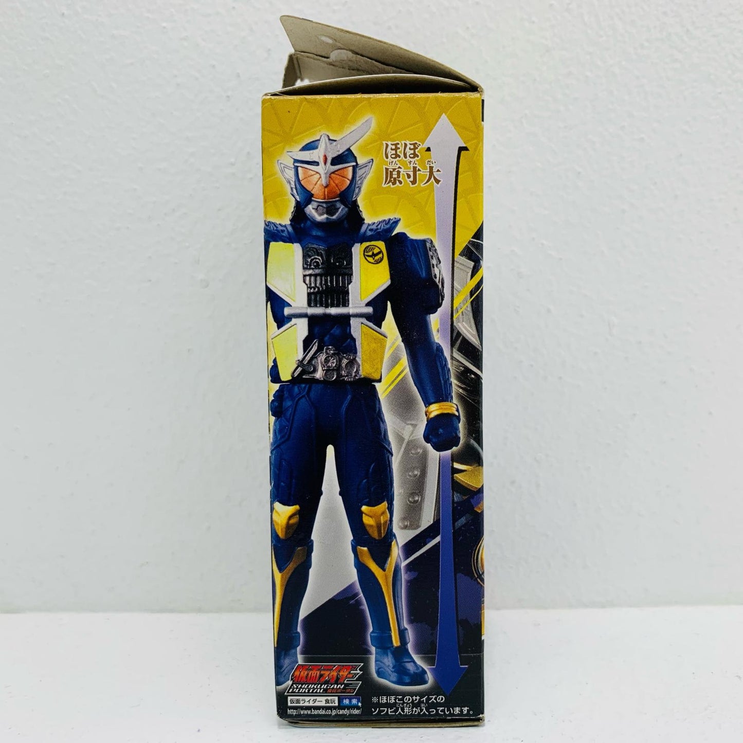 【中古】 仮面ライダー鎧武ジンバーレモンアームズ「ソフビヒーロー仮面ライダー~カチドキアームズ出陣!!編~」【フィギュア】【飾磨店】
