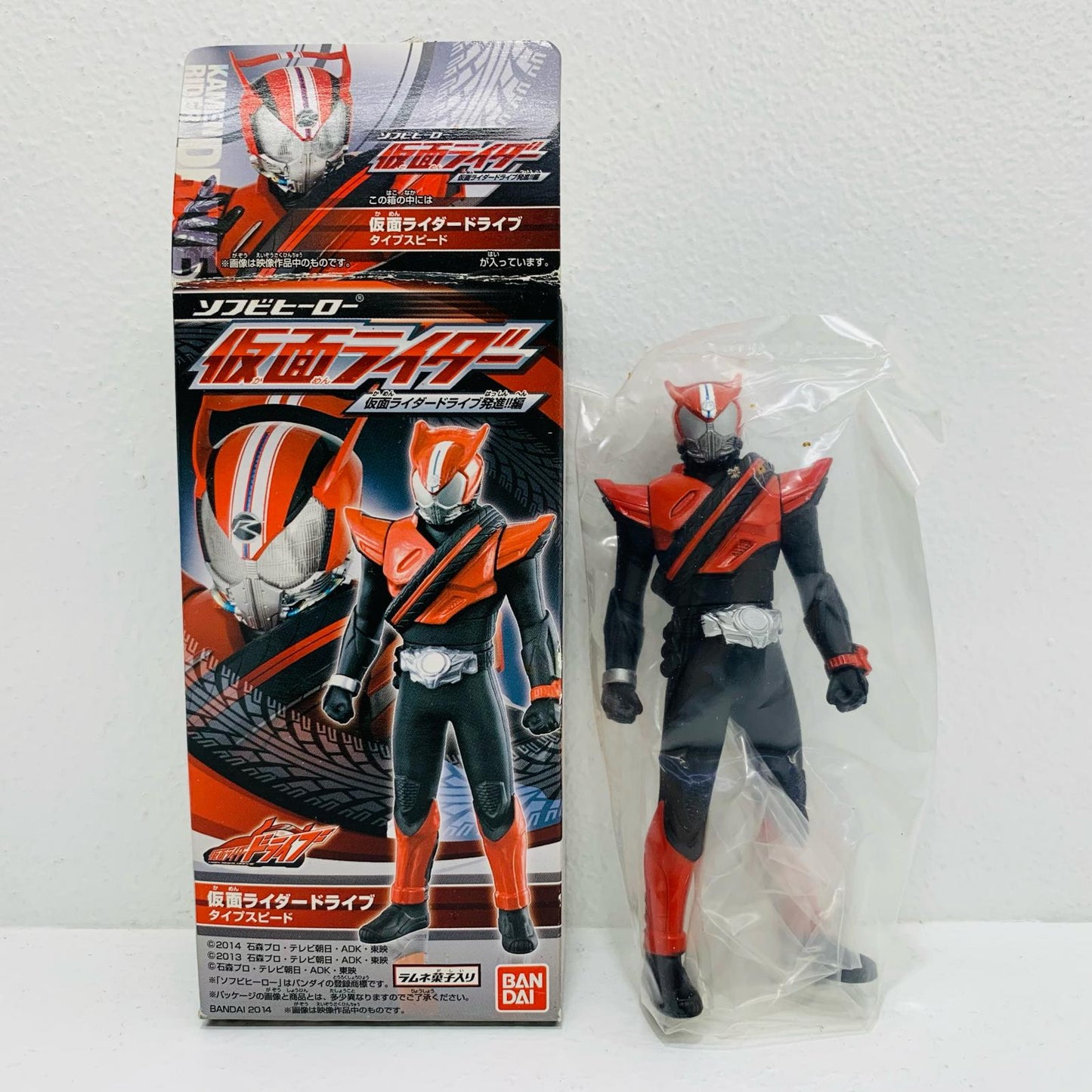 【中古】 仮面ライダードライブタイプスピード「ソフビヒーロー仮面ライダー黄金の戦士!!編」【フィギュア】【飾磨店】