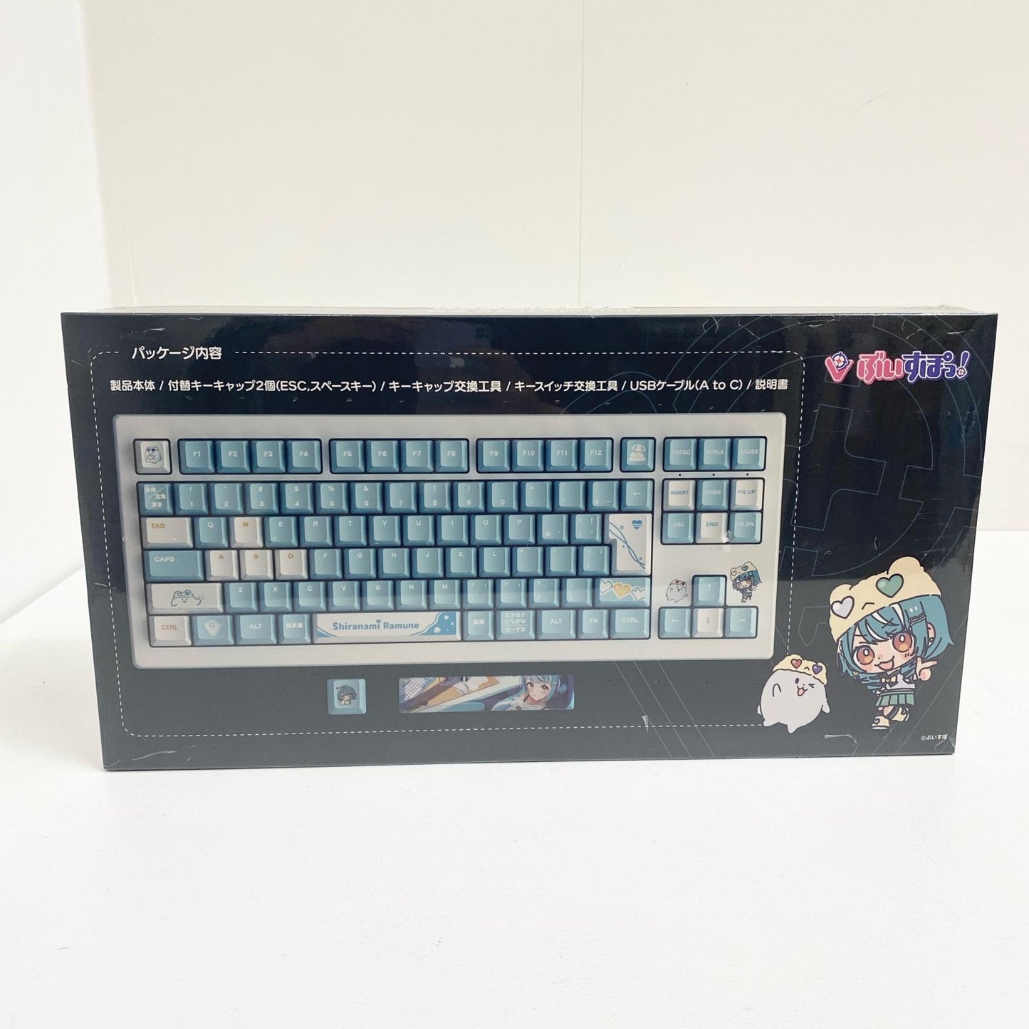 【未使用/未開封】 未開封 VSPO! GEAR ぶいすぽ! キーボード 白波らむね EDITION 日本語配列 テンキーレス 磁気式スイッチ 114265087N53659 Vtuber【加古川店】