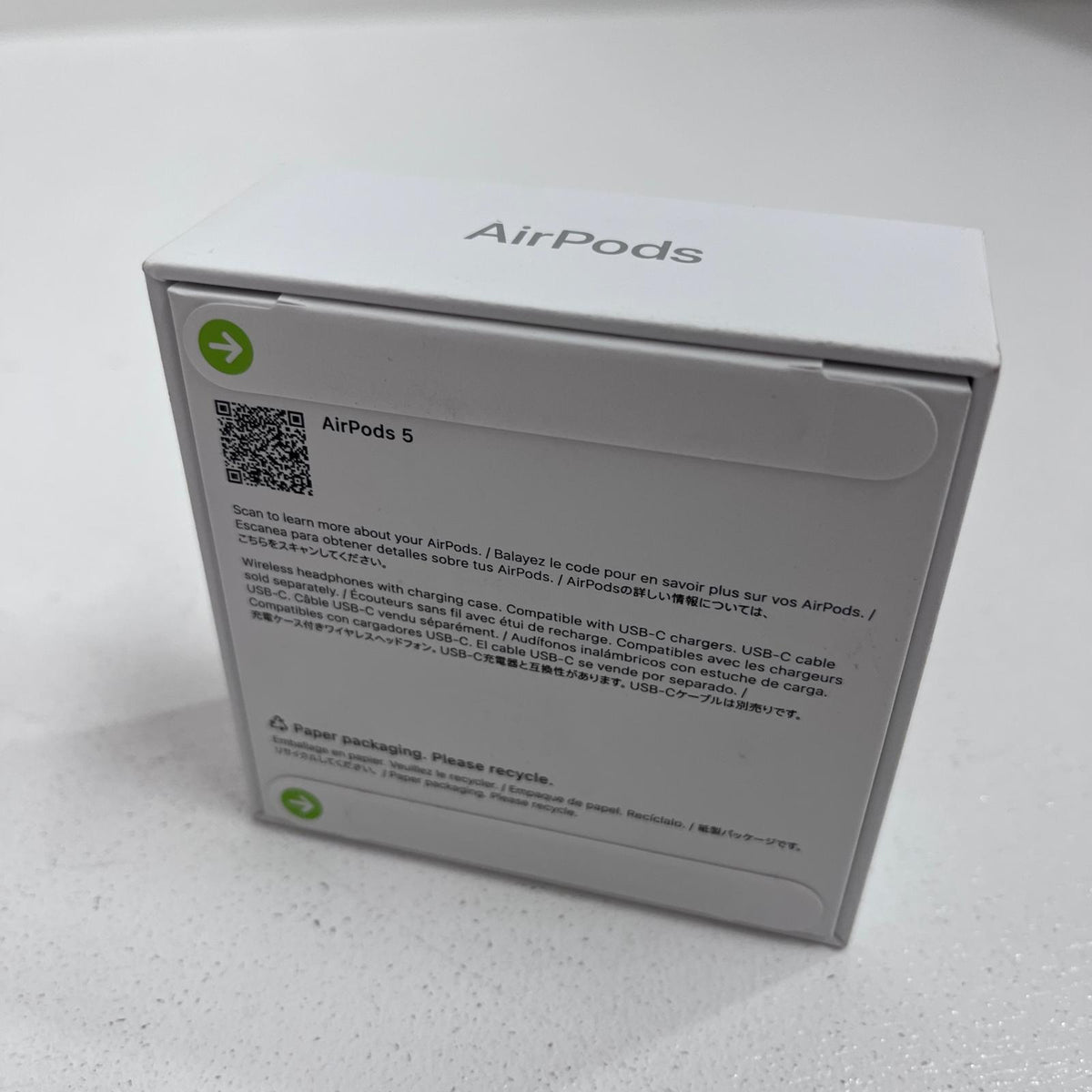 【未使用/未開封】 MKFW4J/A 未開封 Apple AirPods 5 MKFW4J/A【加古川店】