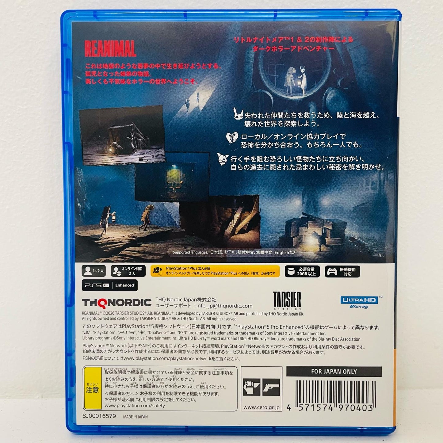 ゲームソフト 通常版 REANIMAL プレイステーション5 アドベンチャー ELJM-30779