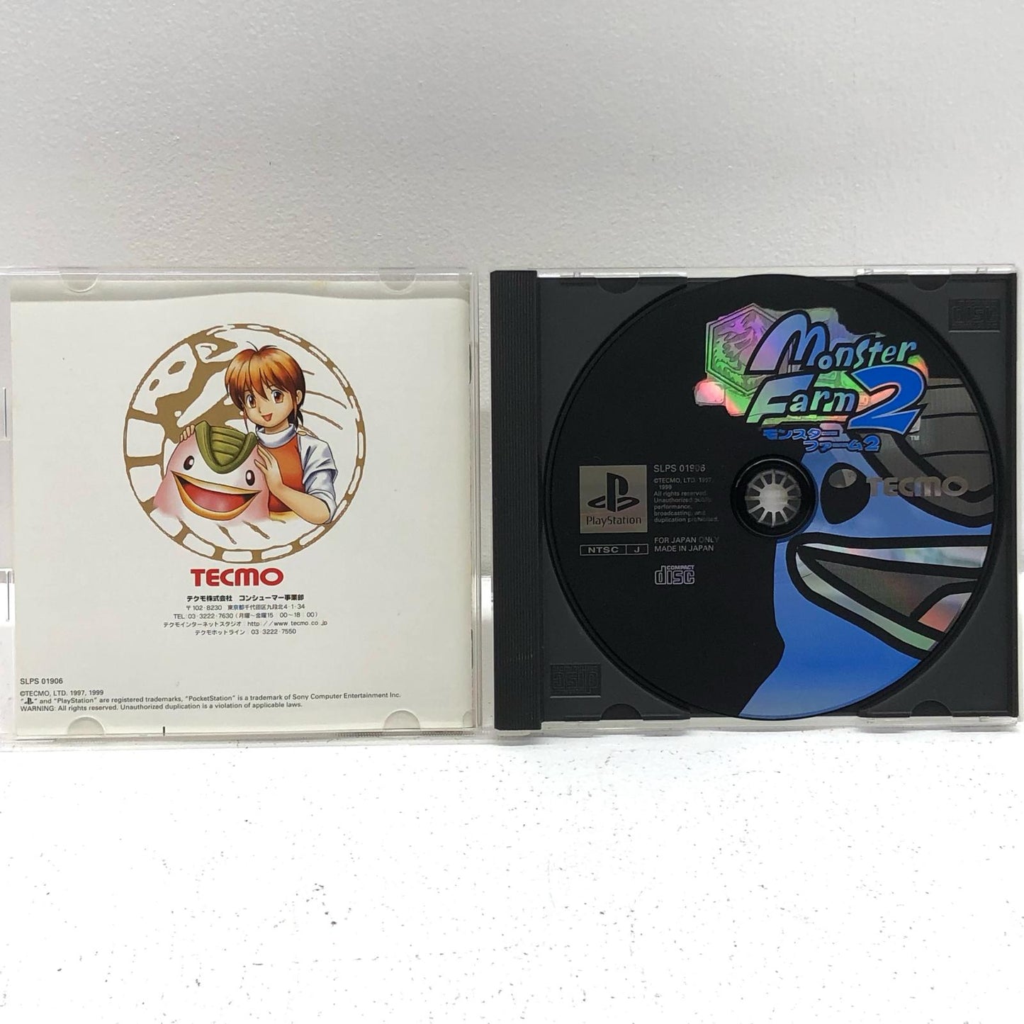Game Software Monster Farm 2 PlayStation SLPS-01906