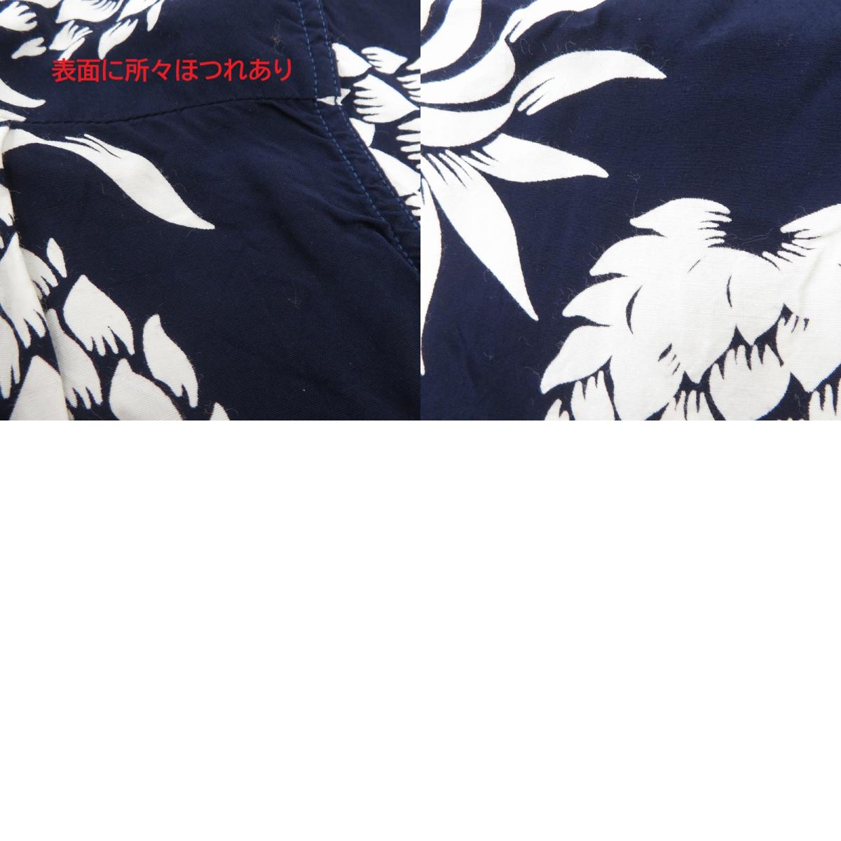 SUN SURF SPECIAL EDITION | サンサーフスペシャルエディション DUKE'S PINEAPLE S/S 半袖シャツ DK36201 ネイビー サイズ:S【瀬戸大橋店】