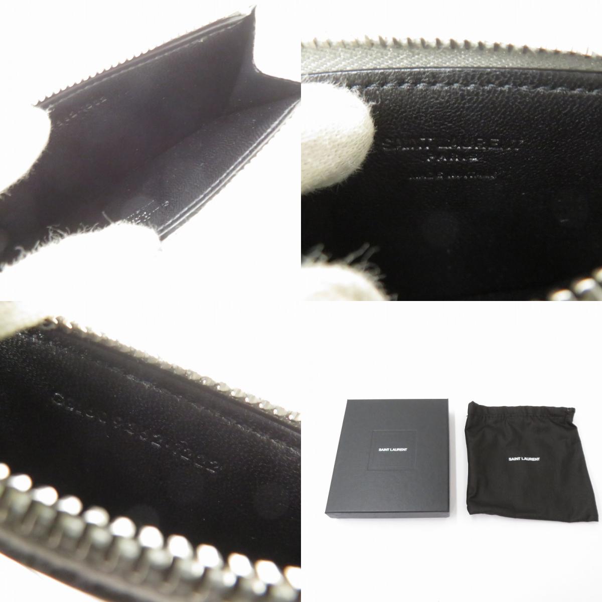 SAINT LAURENT | サンローラン フラグメントケース カードケース 609362・1222 シルバー【瀬戸大橋店】
