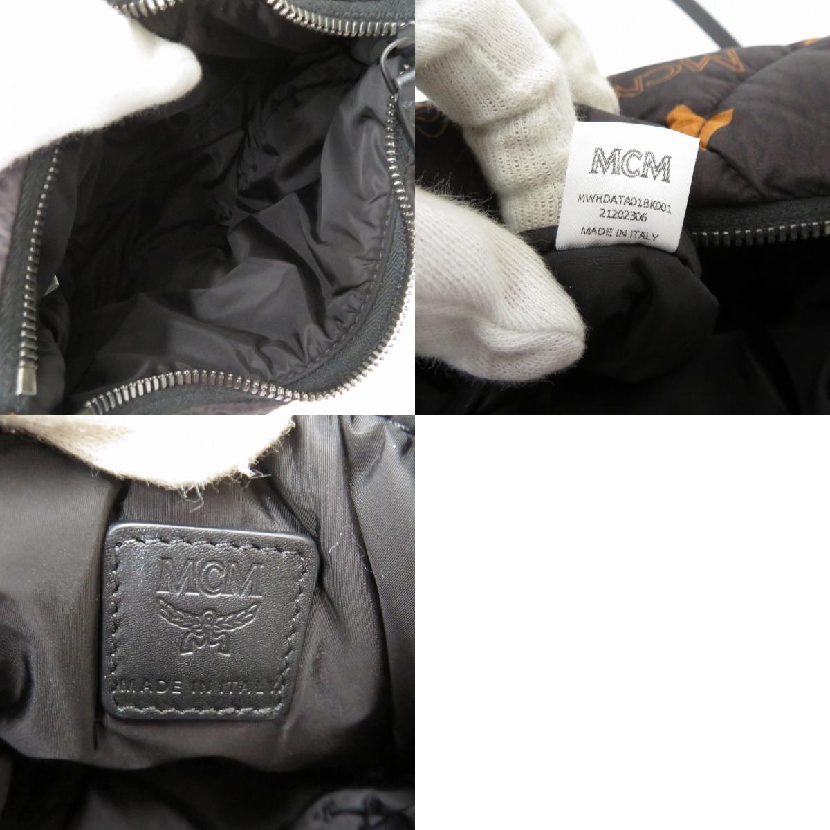 MCM | エム・シー・エム Aren キルティング ホーボー ショルダーバッグ MWHDATA01BK001 ブラック【瀬戸大橋店】