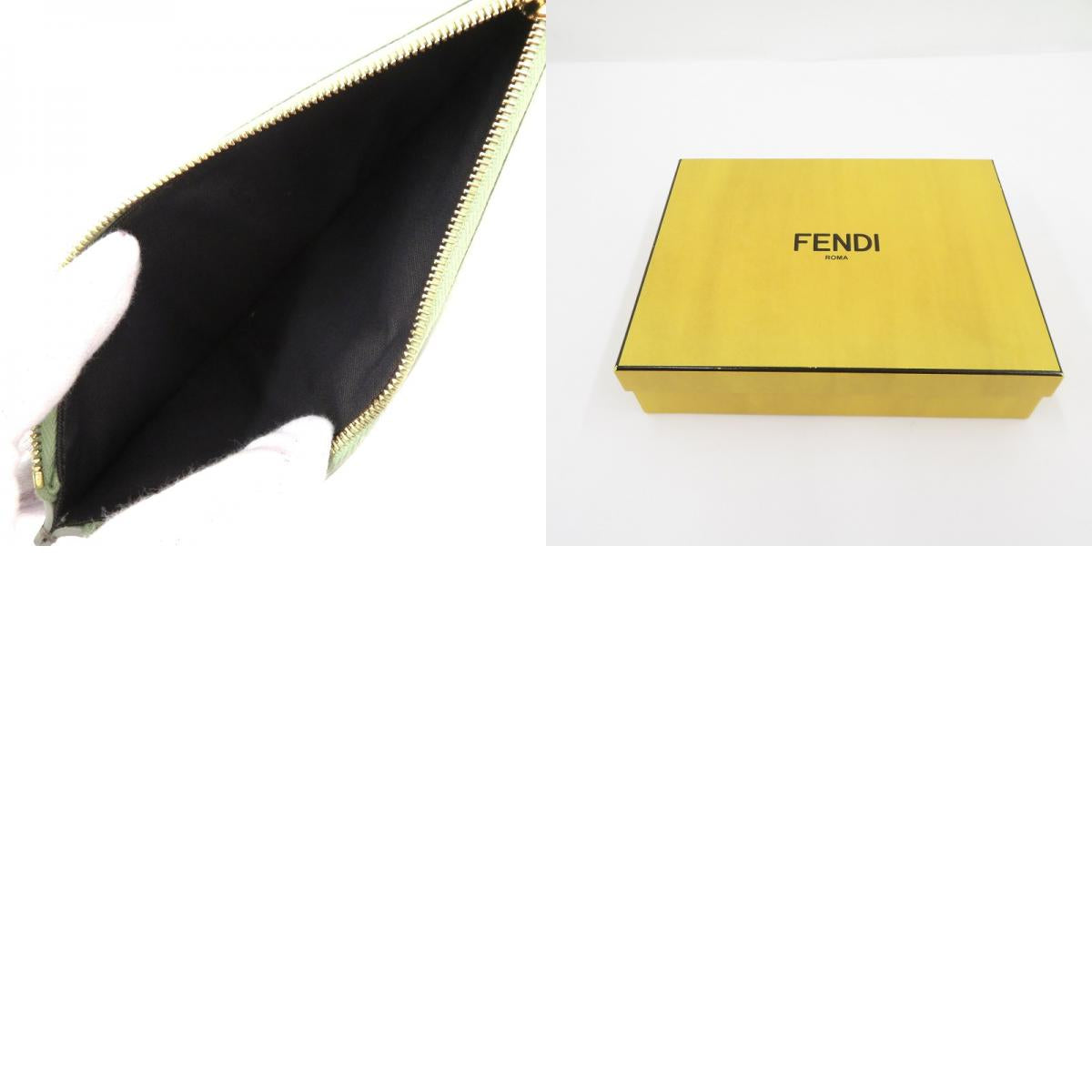 FENDI | フェンディ フェンディグラフィ 財布ショルダー ショルダーバッグ 8BS076 A5DY ライトグリーン【瀬戸大橋店】