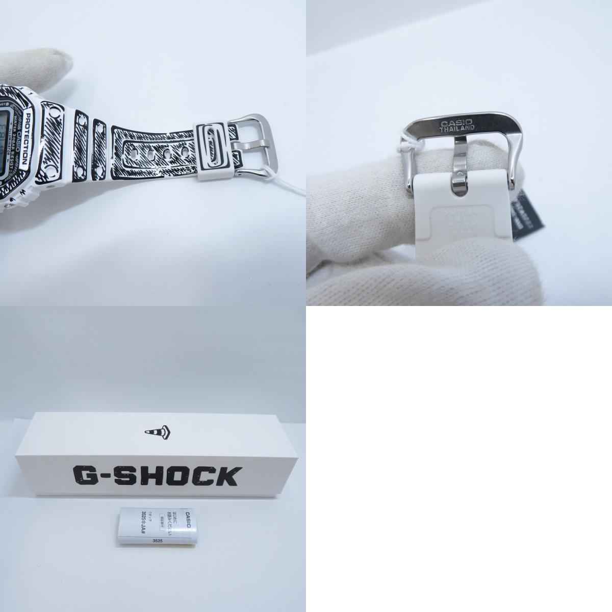 G-SHOCK | ジーショック ×Joshua Vides デジタルクォーツ 腕時計 DW-5600JV-7JR ブラック【瀬戸大橋店】