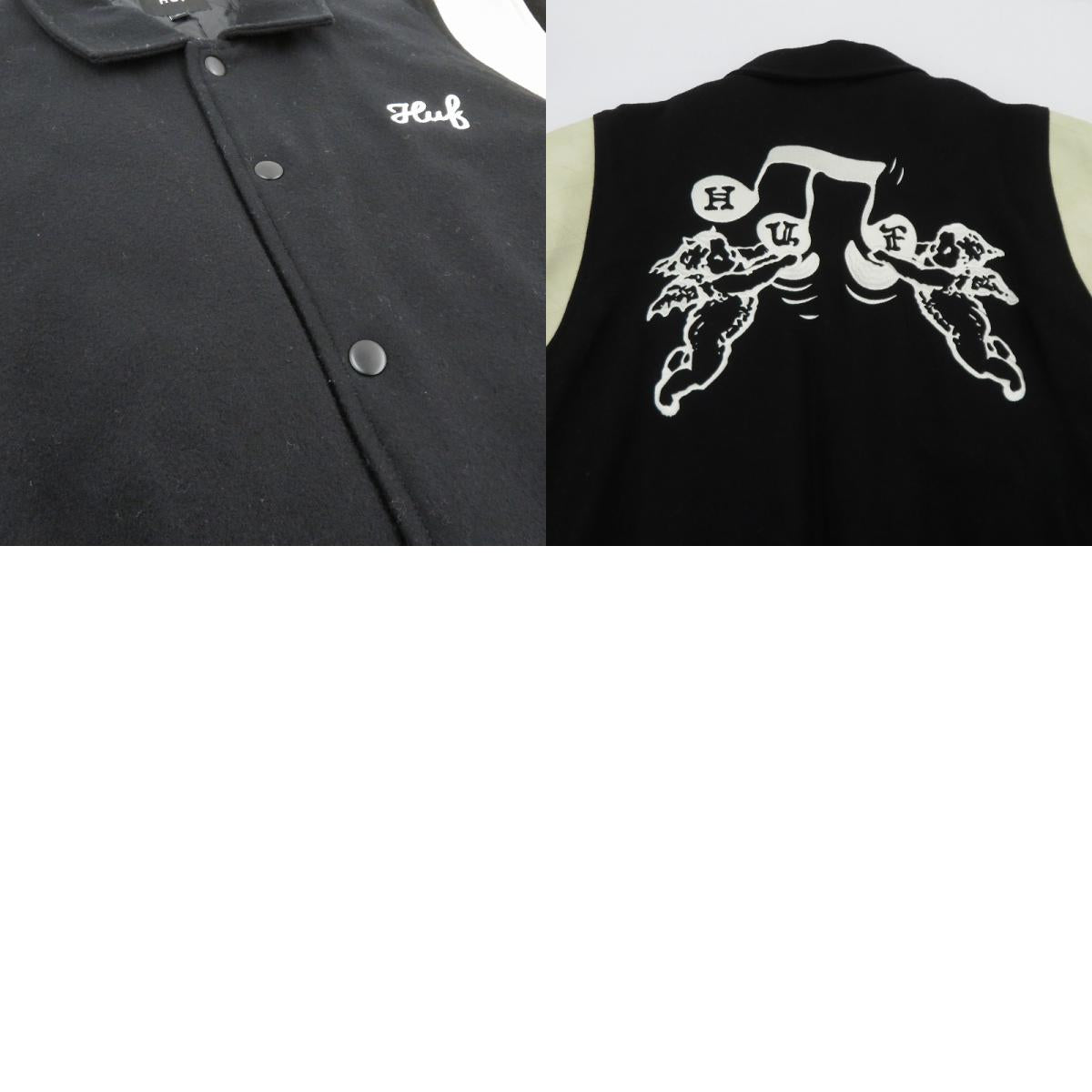HUF | ハフ SONG VARSITY JACKET スタジャン ブラック サイズ:M【瀬戸大橋店】