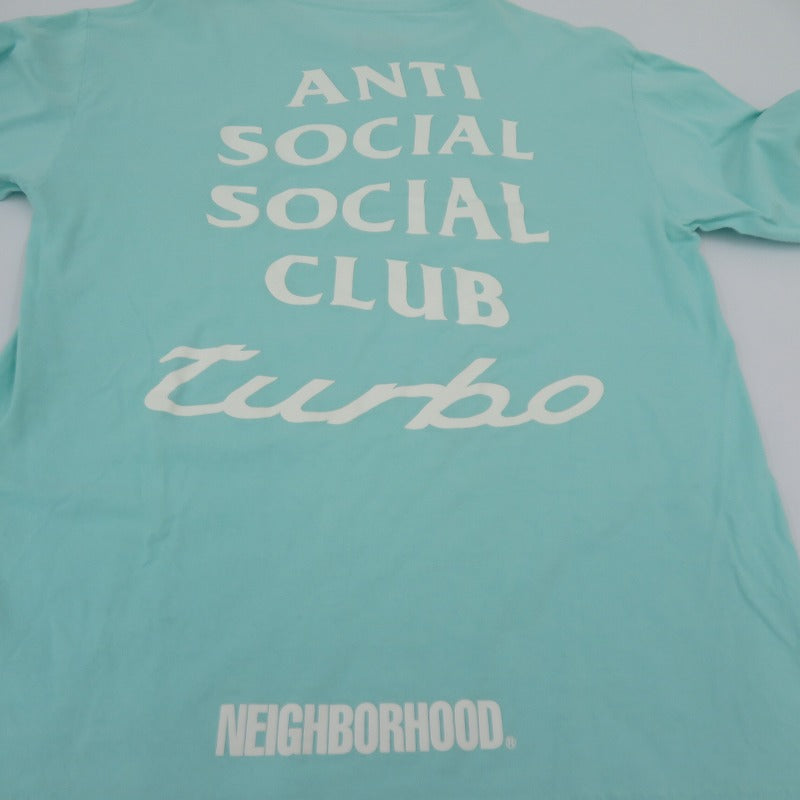 ANTI SOCIAL SOCIAL CLUB | アンチソーシャルソーシャルクラブ ×NEIGHBORHOOD 長袖Tシャツ 181GEASN-LTM01S ライトブルー サイズ:L【瀬戸大橋店】