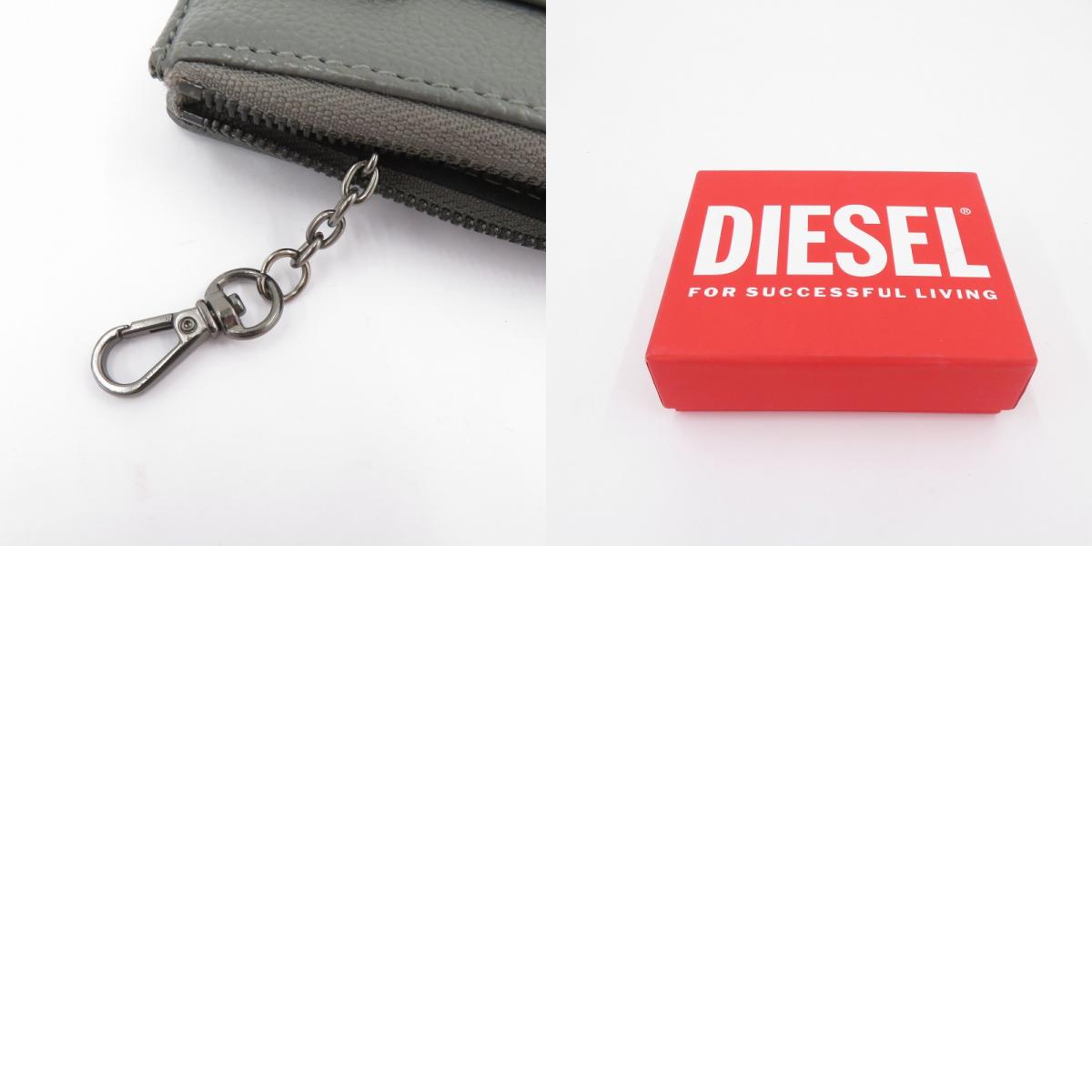 DIESEL | ディーゼル L-ZIP KEY キーケース X09016 グレー【瀬戸大橋店】