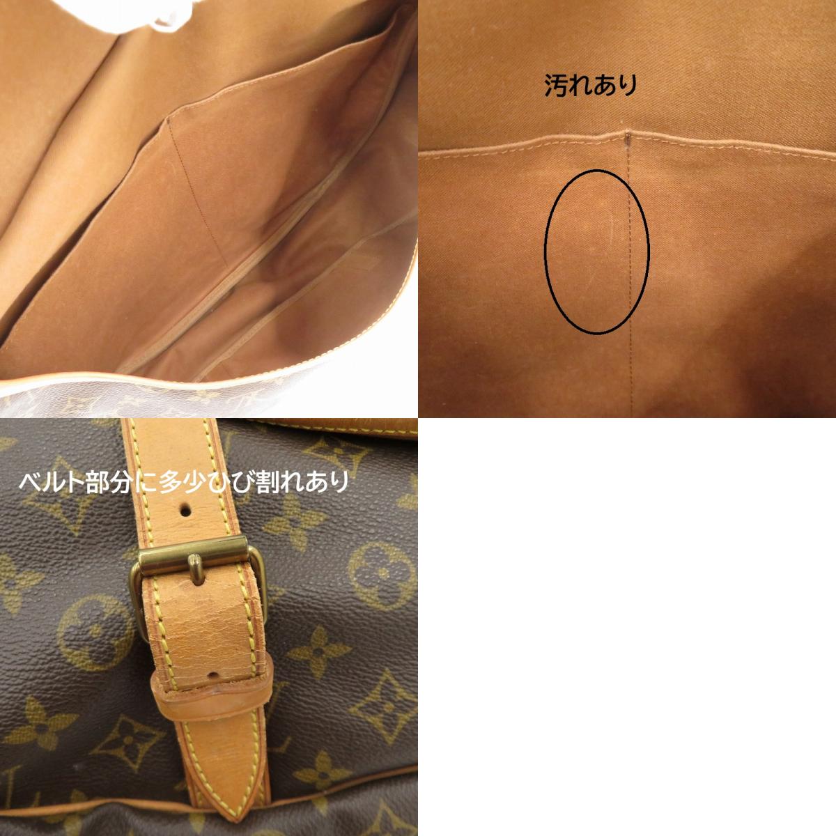LOUIS VUITTON | ルイ・ヴィトン モノグラム ソミュール 43 ショルダーバッグ M42252 ブラウン【瀬戸大橋店】