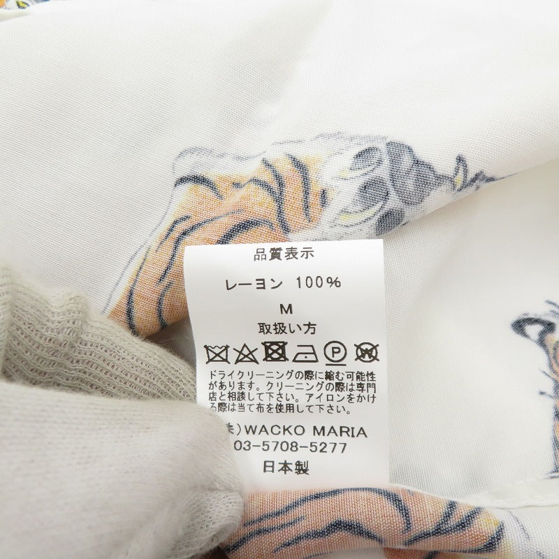 WACKOMARIA | ワコマリア × TIM LEHI HAWAIIAN SHIRT L/S 長袖シャツ 26SSE-WMS-HI05 ホワイト サイズ:M【瀬戸大橋店】