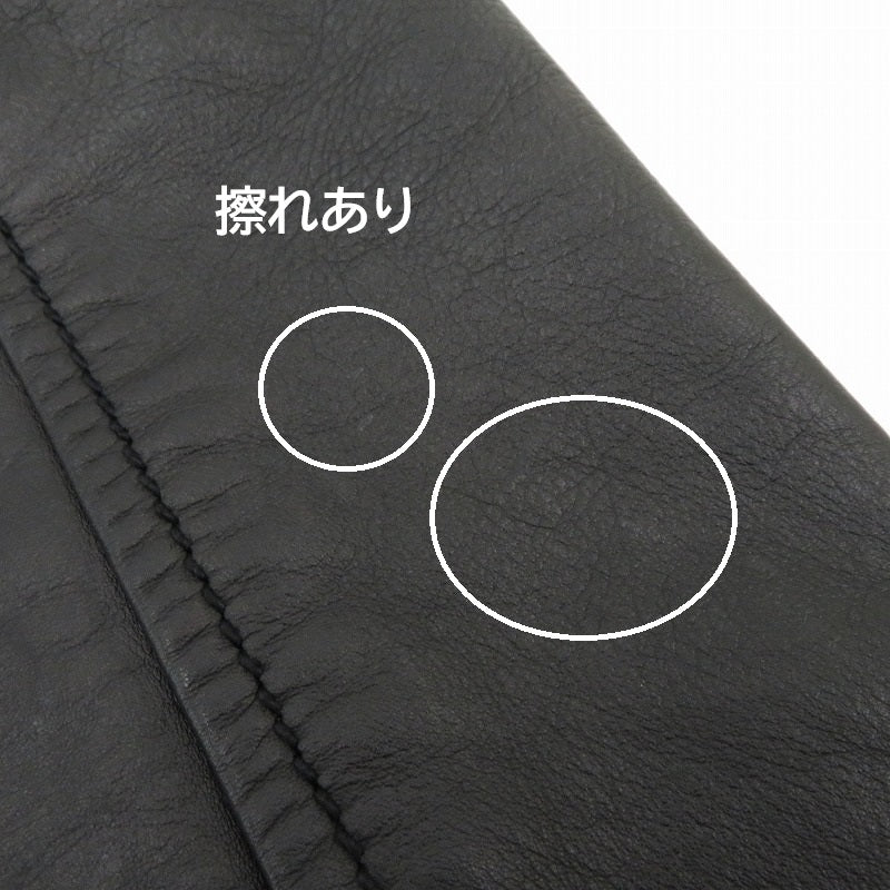 ZARA | ザラ レザー ダブルライダース ライダースジャケット 4720/400/800 ブラック サイズ:M【瀬戸大橋店】