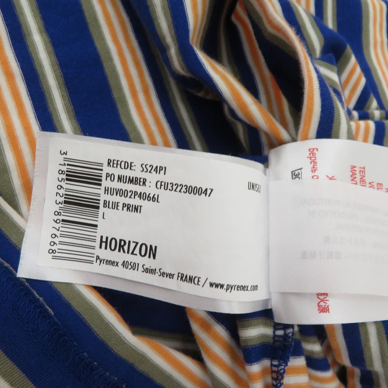 Pyrenex | ピレネックス HORIZON/TEE 半袖Tシャツ 40501 ブルー サイズ:L【瀬戸大橋店】