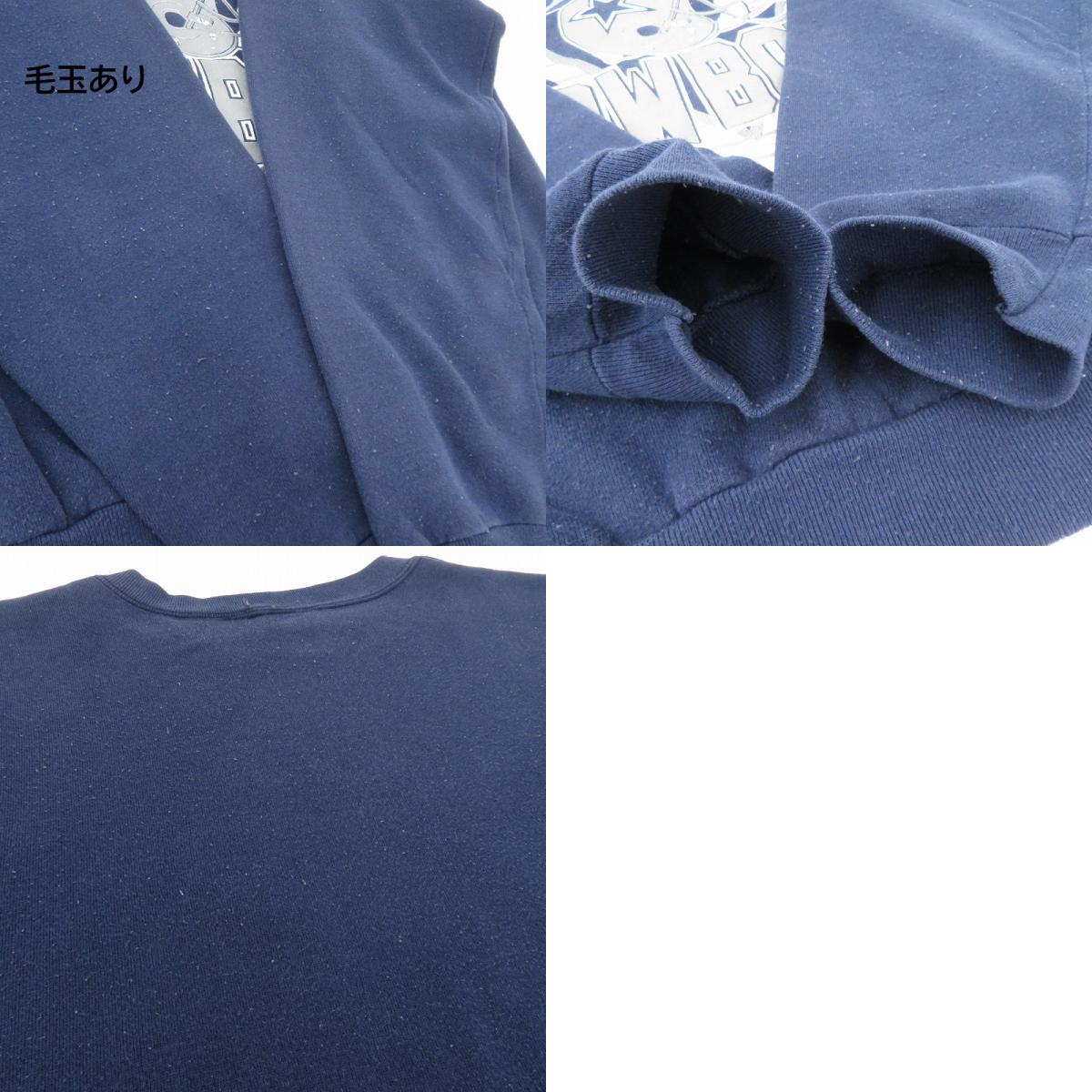 VINTAGE衣料 | ヴィンテージイリョウ DALLAS COWBOYS スウェット ネイビー サイズ:L【瀬戸大橋店】