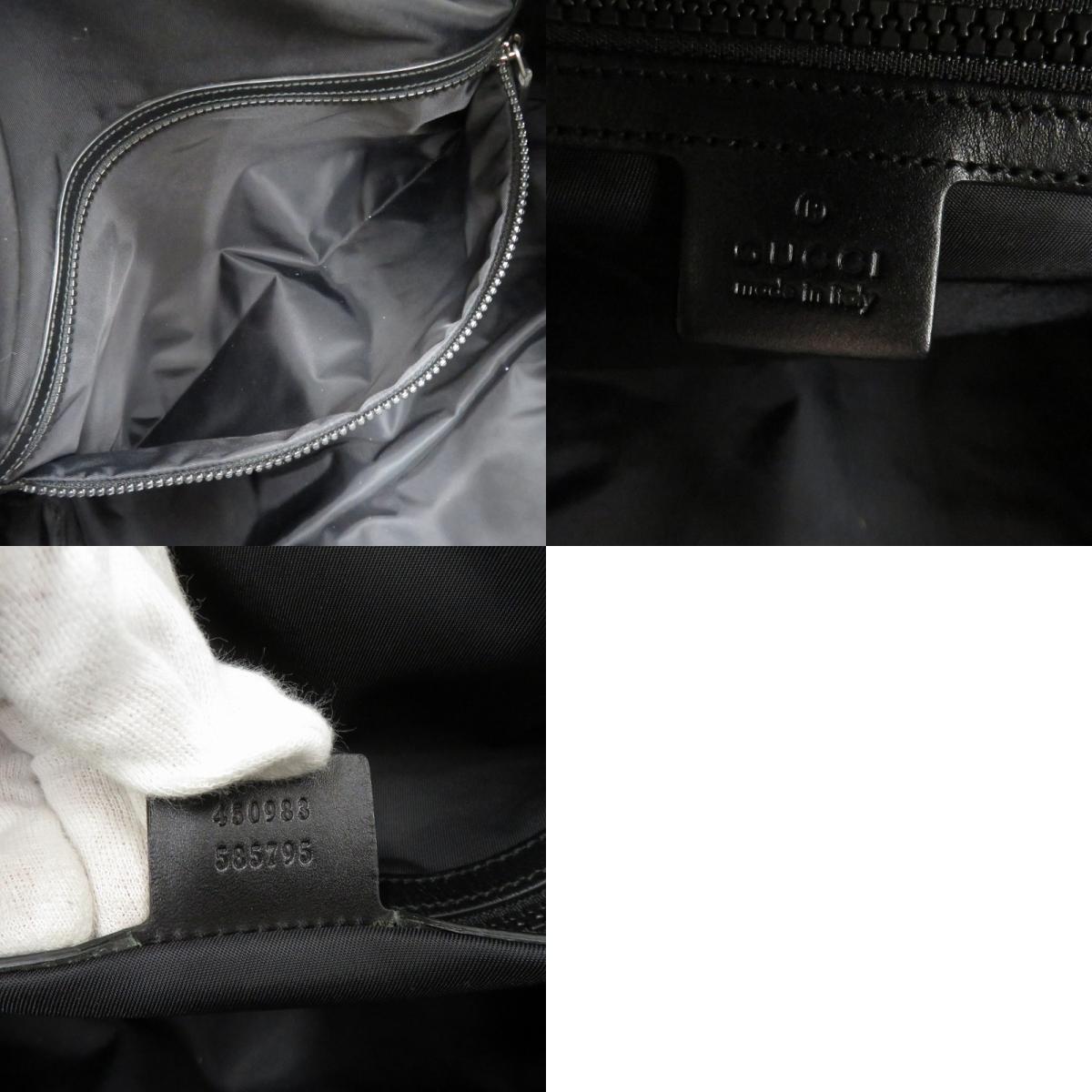GUCCI | グッチ テクノキャンバス ダッフルバッグ ボストンバッグ 450983・585795 ブラック【瀬戸大橋店】