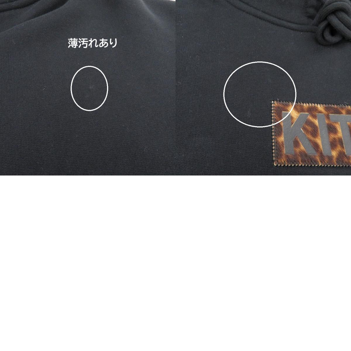 KITH | キース Classic Logo Leopard Applique Nelson パーカー ブラック サイズ:S【瀬戸大橋店】