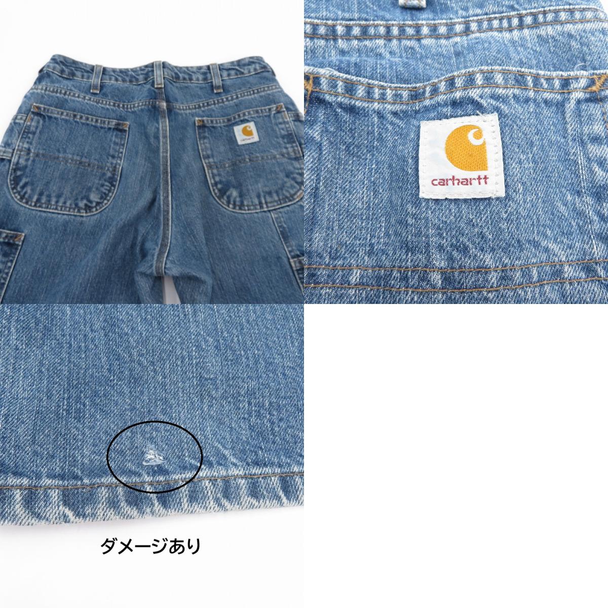 Carhartt | カーハート Washed Denim Dungaree デニムパンツ WB013 VIO ブルー サイズ:32【瀬戸大橋店】
